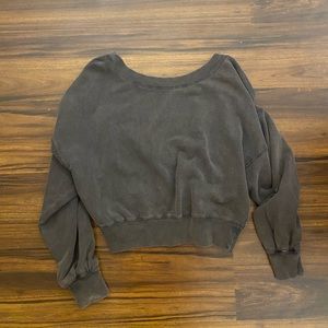 Grey Free People Sweatshirt
